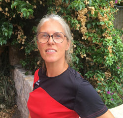 Photo de Delphine Robert, secrétaire du Club Badminton de Nice